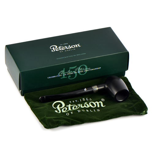 Трубка Peterson Speciality Pipes - Barrel - Ebony P-Lip (без фильтра)-6