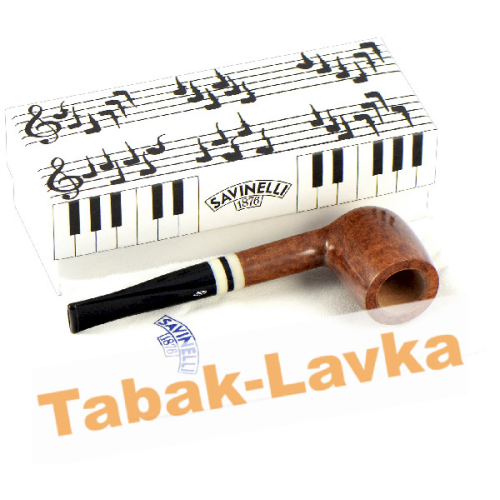 трубка Savinelli Pianoforte - Smooth KS 111 (фильтр 9 мм)-4