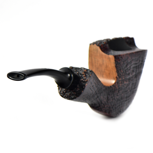 Трубка Savinelli Autograph FS Panel - SandBlack (6 мм фильтр)-1