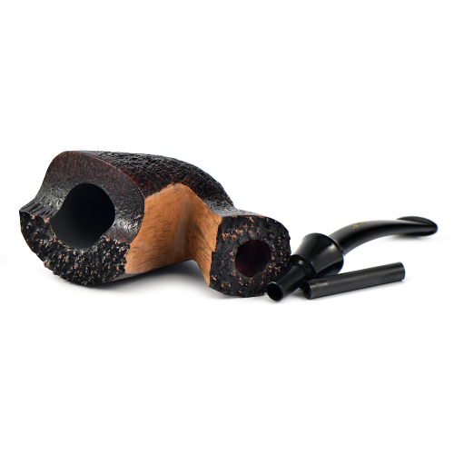 Трубка Savinelli Autograph FS Panel - SandBlack (6 мм фильтр)-6