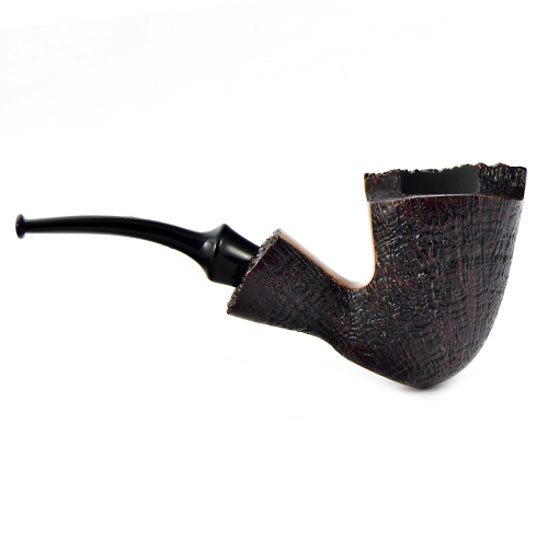 Трубка Savinelli Autograph FS Panel - SandBlack (6 мм фильтр)-3