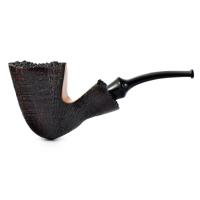 Трубка Savinelli Autograph FS Panel - SandBlack (6 мм фильтр)