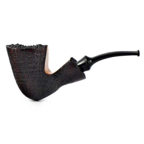 Трубка Savinelli Autograph FS Panel - SandBlack (6 мм фильтр)