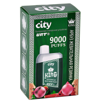 POD система City - King 9000 затяжек - Арбуз - Жевательная резинка - 1,8% - (1 шт.)