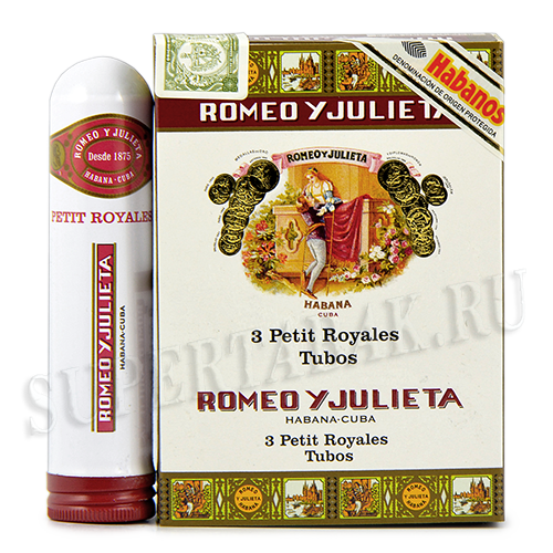 Сигара Romeo y Julieta Petit Royales Tubos (1 шт.)-1