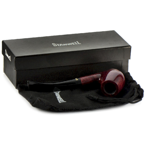 Трубка Stanwell - Featherweight - Red Pol 123 (без фильтра)-4