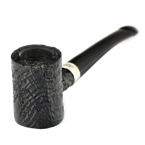 Трубка Peterson Speciality Pipes - Tankard - Sanblasted Nickel Mounted P-Lip (без фильтра)-5