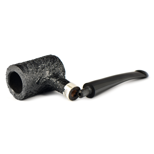 Трубка Peterson Speciality Pipes - Tankard - Sanblasted Nickel Mounted P-Lip (без фильтра)-4