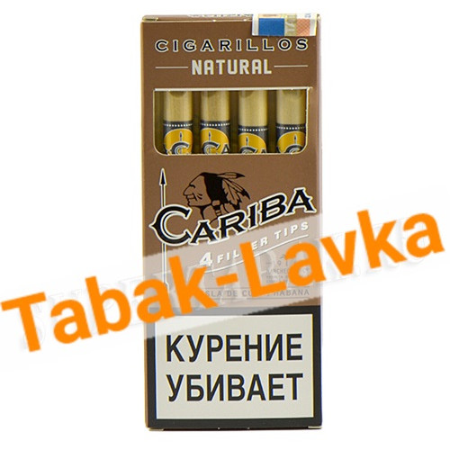 Сигариллы Cariba Wood Tip Natural - 4 шт.