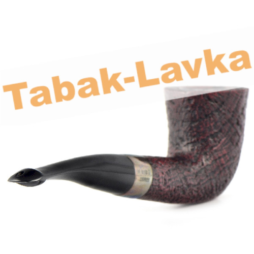 Трубка Peterson Sherlock Holmes - Sandblast - Mycroft P-Lip (фильтр 9 мм)-4