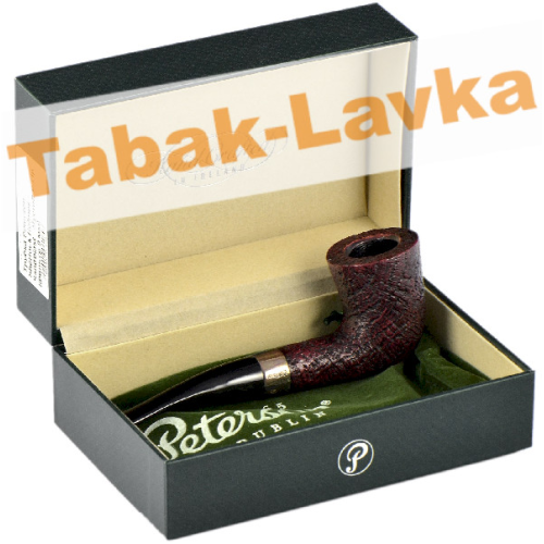 Трубка Peterson Sherlock Holmes - Sandblast - Mycroft P-Lip (фильтр 9 мм)-1