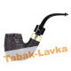 Трубка Peterson House Pipe - Rusticated Bent P-Lip (фильтр 9 мм)