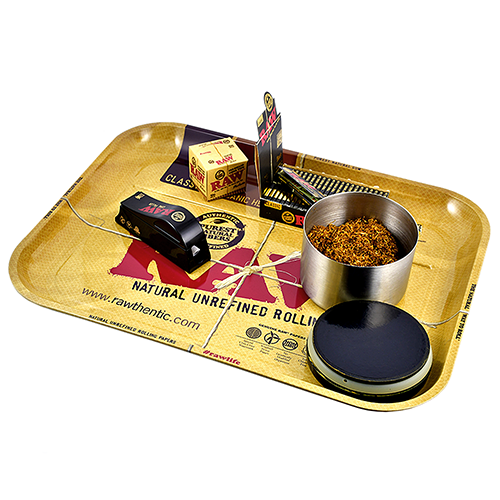 Лоток металлический для самокруток RAW Classic XXL - Rolling Tray-1