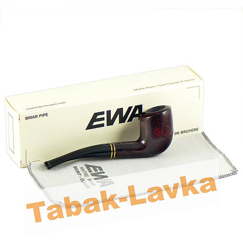 Трубка Ewa La Golf Dark red (фильтр 9 мм)-6