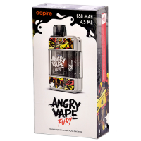 Многоразовая POD-система Brusko Angry Vape Fury - White