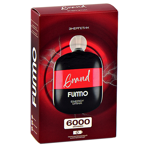 POD система Fummo - Grand 6000 затяжек - Энергетик - 2% - (1 шт.)