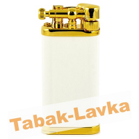 Зажигалка трубочная Im Corona 64-5110 Old Boy White Goldplated