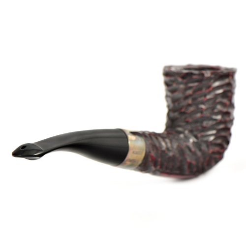 Трубка Peterson Sherlock Holmes - Rustic - Mycroft P-Lip (без фильтра)-5