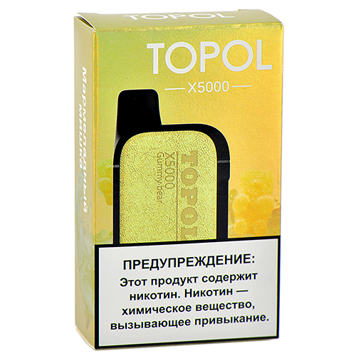 POD система TOPOL X - 5000 затяжек - Мармеладный мишка - 2% - (1 шт.)