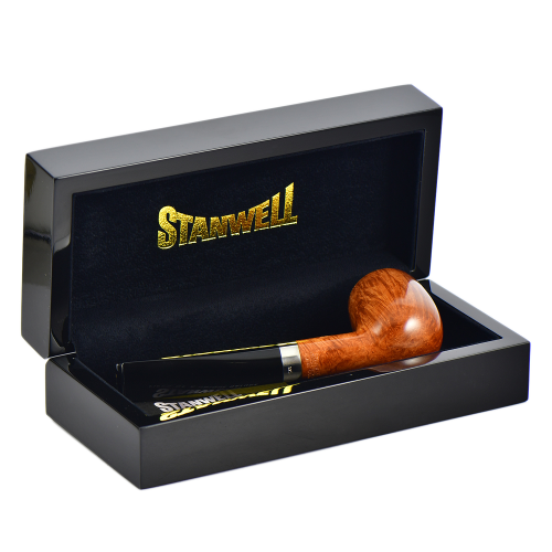 Трубка Stanwell Flame Grain Silver Mounted - 88 (фильтр 9 мм)-6