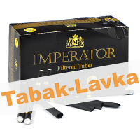 УЦЕНЕННЫЕ Сигаретные гильзы Imperator Black - Gold Filter 25mm (100 штук)