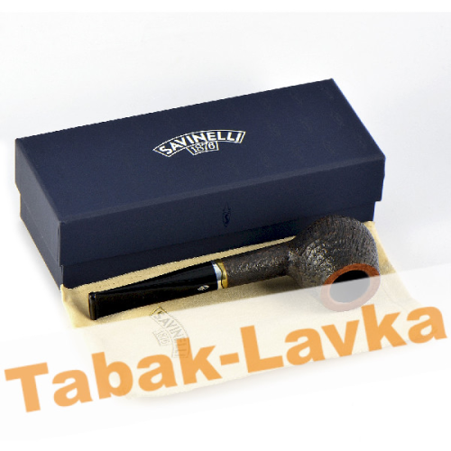 Трубка Savinelli Onda - SandBlast KS 345 (фильтр 9 мм)-4