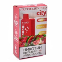 Картридж City Energy 10.000 - Арбуз - Клубника (1 шт.)