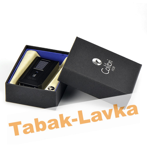 Зажигалка Colibri Slide LI850 T15 - Slide Black\Blue (Сигарная)-1