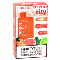 Картридж City Energy 10.000 - Мята - Апельсин - Лайм - Грейпфрут (1 шт.)