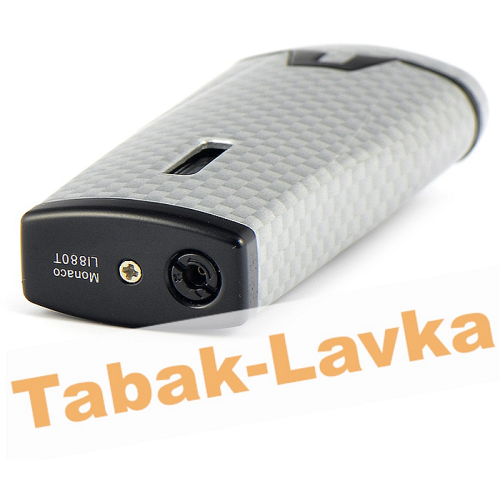 Зажигалка Colibri Monaco - LI 880 T11 (Carbon Fiber - Silver)-3