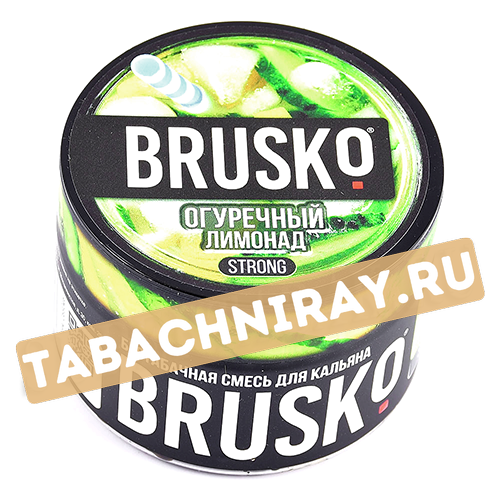 Табак для кальяна Brusko Strong - Огуречный лимонад (50 г)