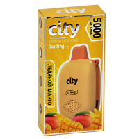 POD система City - Dazzling 5000 затяжек - Ледяное манго - 1,8% - (1 шт.)