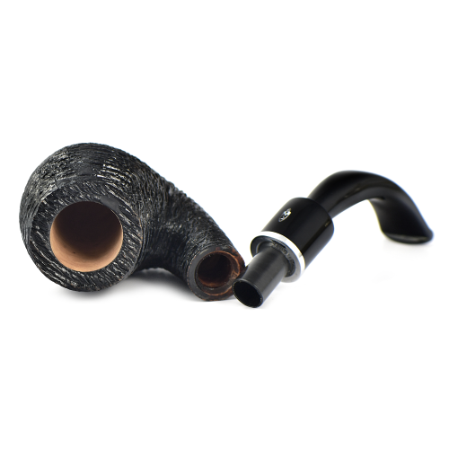 трубка Savinelli Otello - Rustic Black 614 (фильтр 9 мм)-6