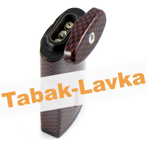 Зажигалка Colibri Monaco - LI 880 T12 (Carbon Fiber - Red)-3