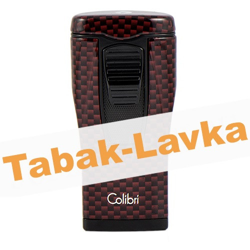 Зажигалка Colibri Monaco - LI 880 T12 (Carbon Fiber - Red)