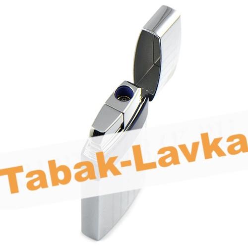 Зажигалка Lubinski Mantova WA550 - 3 Silver\Blue (турбо)-2