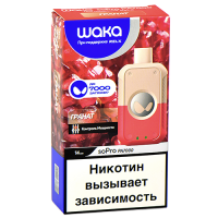 POD-система Waka soPro -  7000 затяжек - Гранат - 2% (1 шт.)