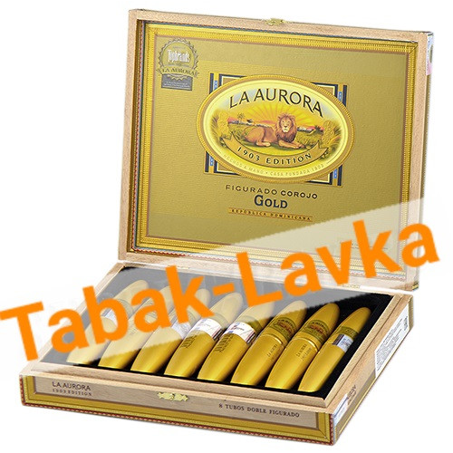 Сигара La Aurora - 1903 - Preferidos - Gold Tubos (1 шт)-2