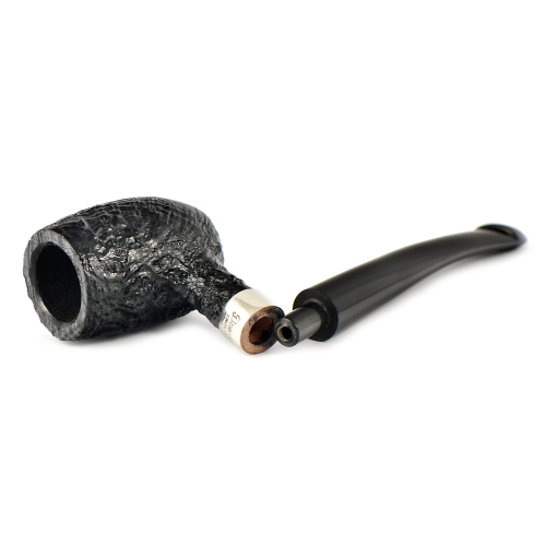 Трубка Peterson Speciality Pipes - Barrel - Sanblasted Nickel Mounted P-Lip (без фильтра)-3