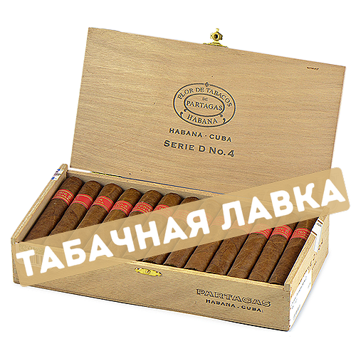 Сигара Partagas Serie D №4 (коробка 25 шт.)