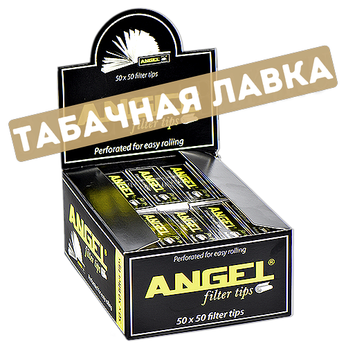 Бумажные фильтры для самокруток ANGEL Filter Tips Perforated - (50 шт.)-1