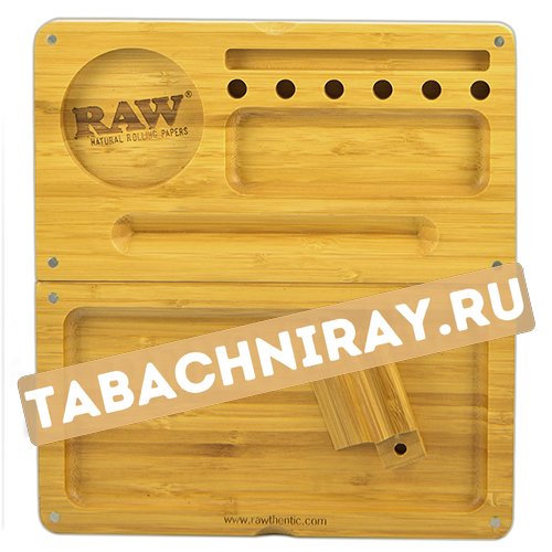 Набор для скручивания самокруток - RAW Tray Bamboo Flip