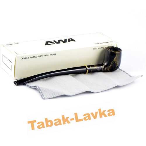 Трубка Ewa Voyage Black-yellow 103 (фильтр 9 мм)-3