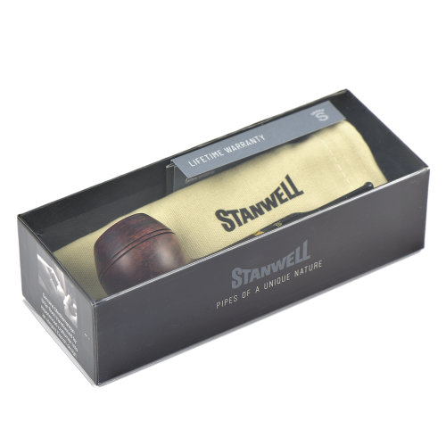 Трубка Stanwell - De Luxe - Brown Pol 32 (без фильтра)-2