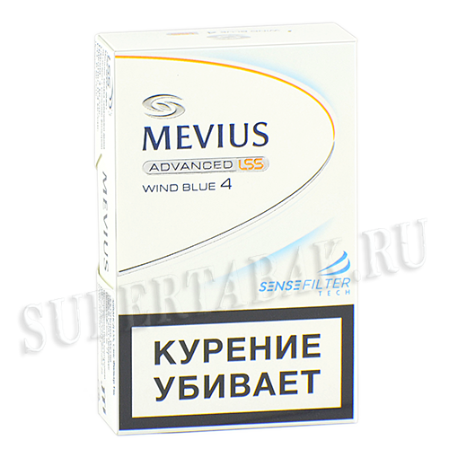 Сигареты Mevius - Wind Blue (Side Slide Box) - (МРЦ 243)