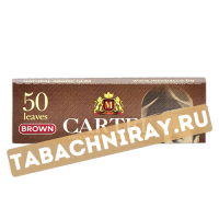 Бумага самокруточная Cartel - Brown Unbleached