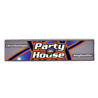 Бумага самокруточная Party in House - King Size Slim - Ultra Thin Silver