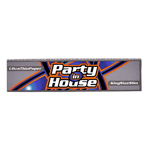 Бумага самокруточная Party in House - King Size Slim - Ultra Thin Silver