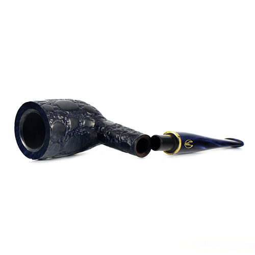 Трубка Savinelli Alligator - Blue 412 (фильтр 9 мм)-6