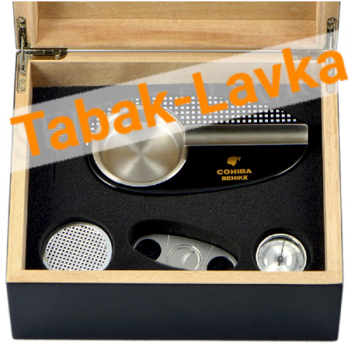 Хьюмидор Tom River Cohiba Behike (Карбон) с набором - Арт. 569-099 (40 сигар)-1